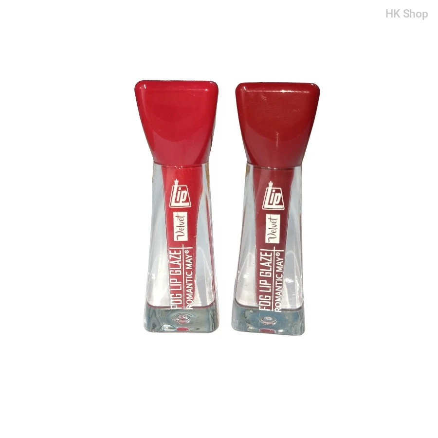 ROMANTIC MAY Velvet Matte Liquid Lipstick – Long-Lasting Waterproof Lip Glaze for Bold Red Lips