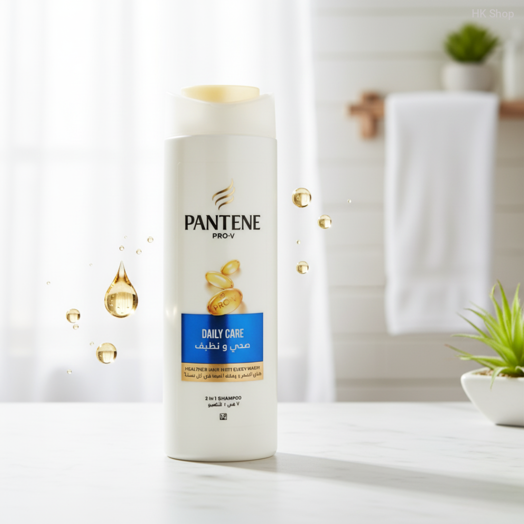Pantene Pro-V Daily Care 2-in-1 Shampoo & Conditioner 375ml | Nourishing Hair Care for Healthy, Clean & Shiny Hair