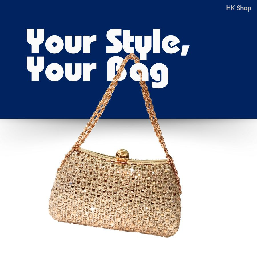 2025 New Women Golden Diamond Clutch ladies purse bag | Women Stylist Cute High Quality Tote Bag | Trending Ladies Shoulder Bag For Girls