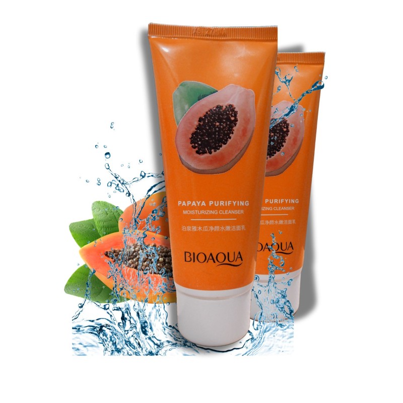 Papaya Face Wash - Natural Purifying Cleanser for Radiant Skin | Hydrating Cleanser for All Skin