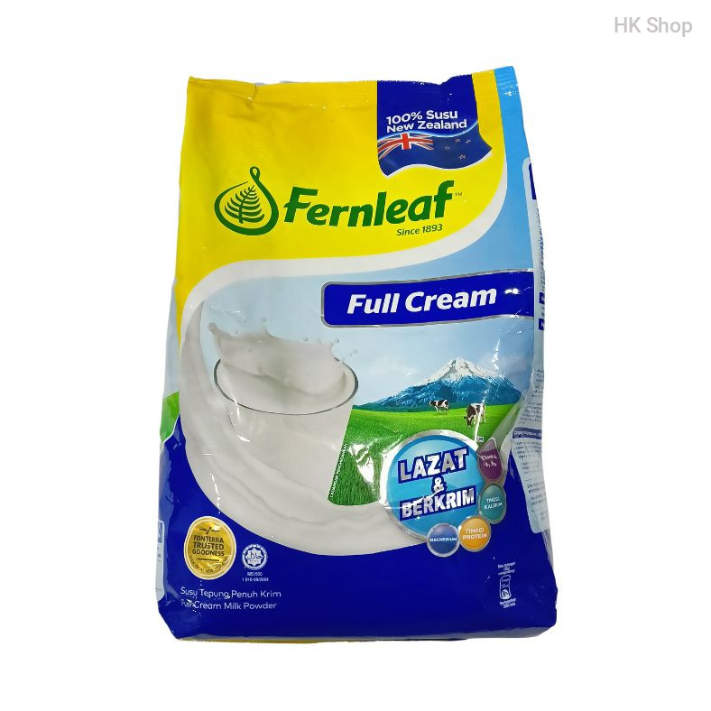 Fernleaf Full Cream Milk Powder - 100% New Zealand Milk - 1.65kg