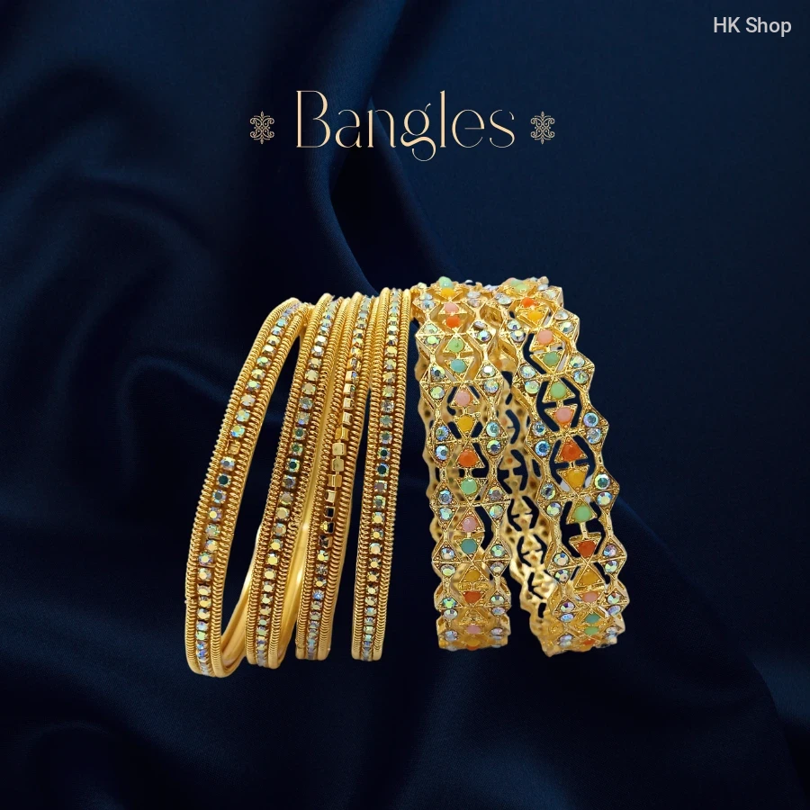 Stylish Design Bangles – কালারফুল এলিগেন্সের অনন্য সংযোজন! (Imported from India)