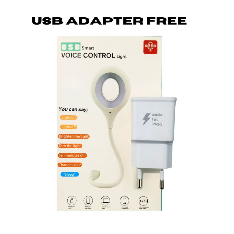 USB Smart Voice Control Light with Free Adapter