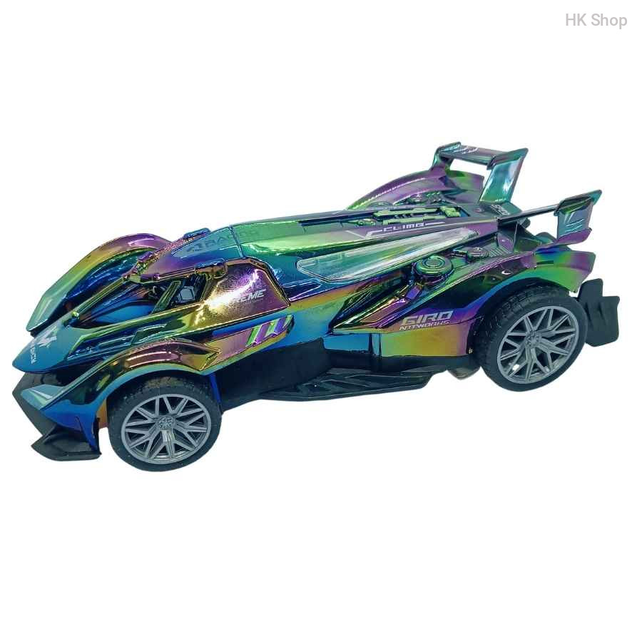 High-Speed Racing Toy Car – Metallic Finish | Friction-Powered Supercar