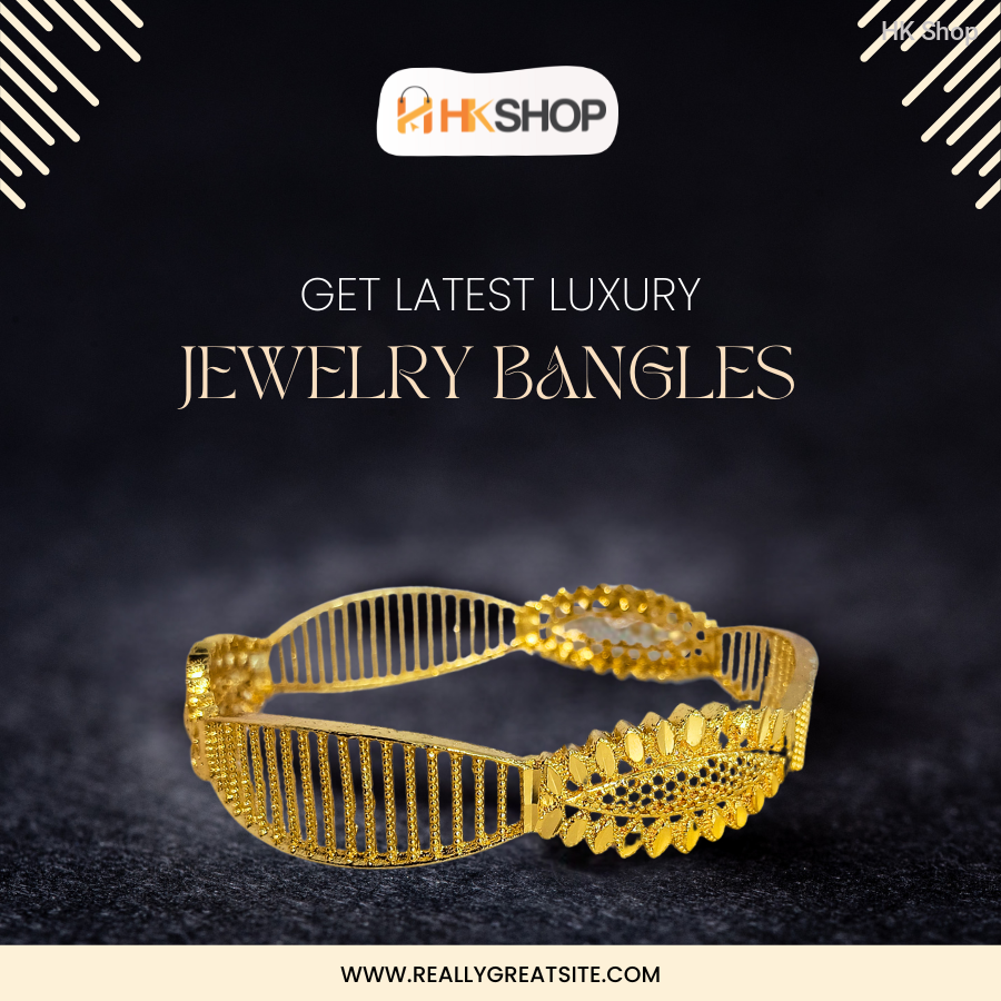 Imperial Leaf: Luxurious Gold Filigree Open Bangles (2Pieces set)
